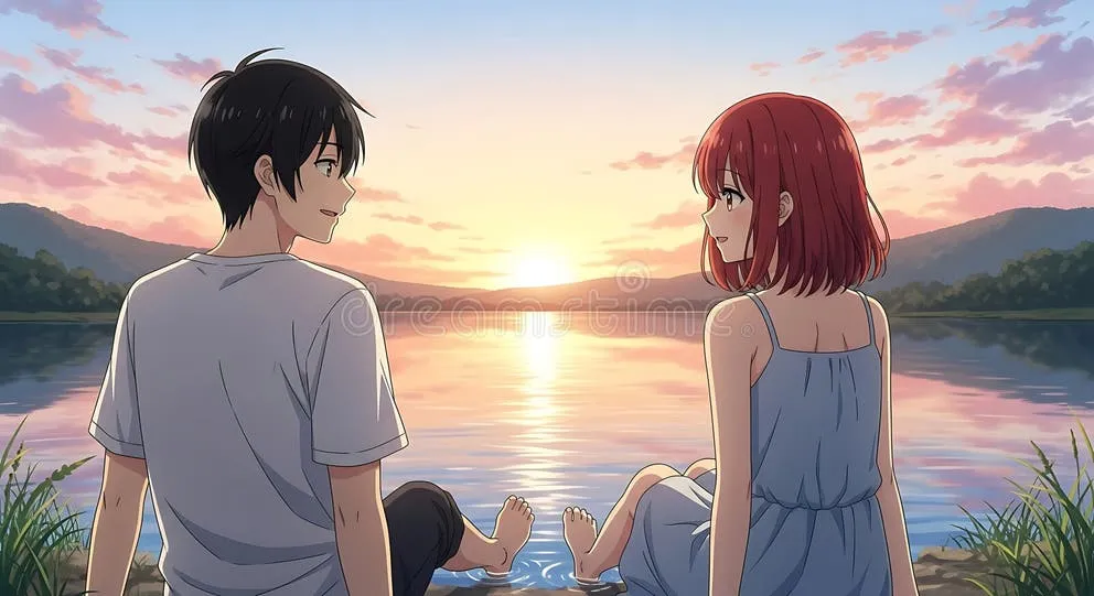 anime couple terpisah pinterest sahabat untuk estetika